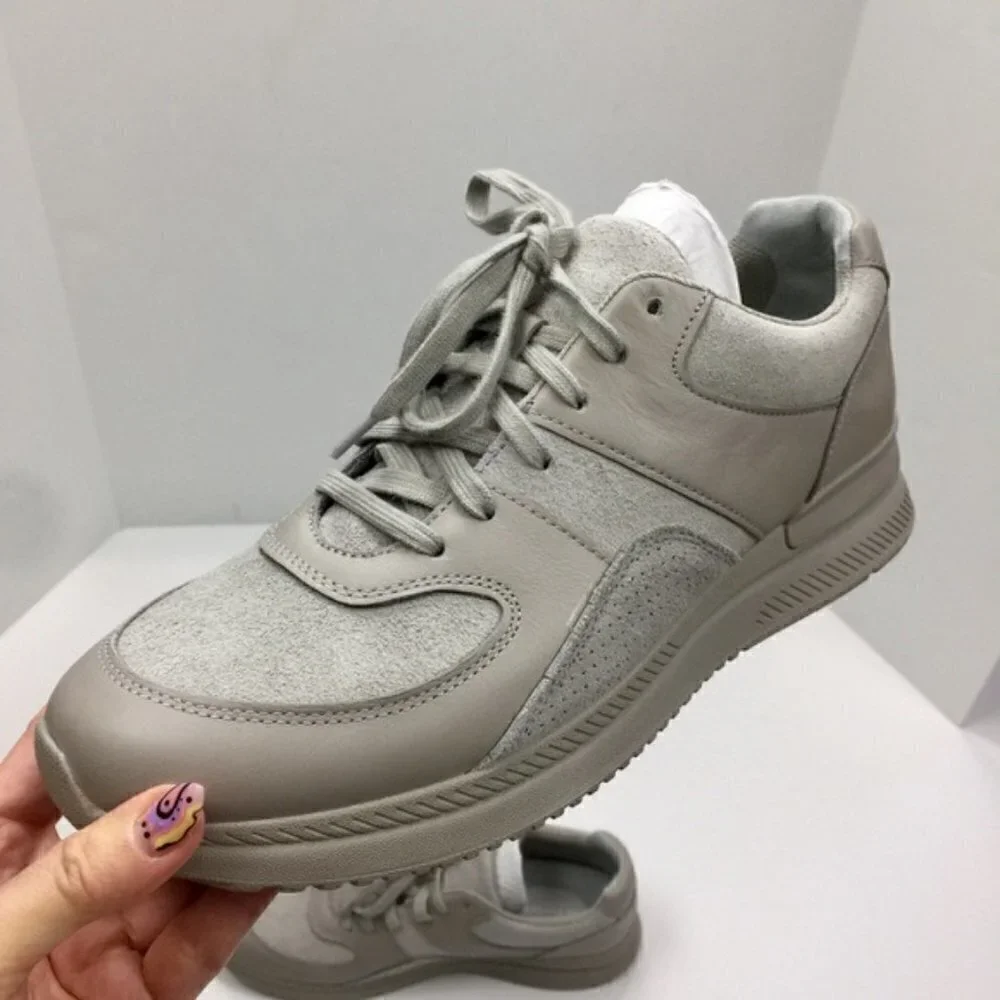 Everlane The Trainer Grey Sneakers Size 13.5 Female 11.5 Male